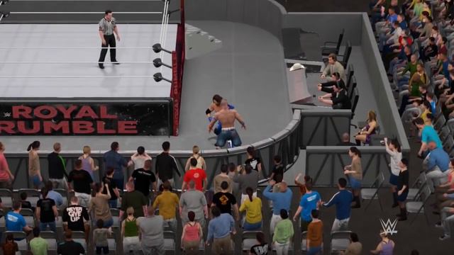 WWE Royal Rumble 2017: AJ Styles Vs. John Cena (WWE Championship)