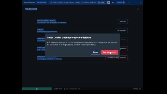 Walkthrough Docker factory reset смотреть онлайн