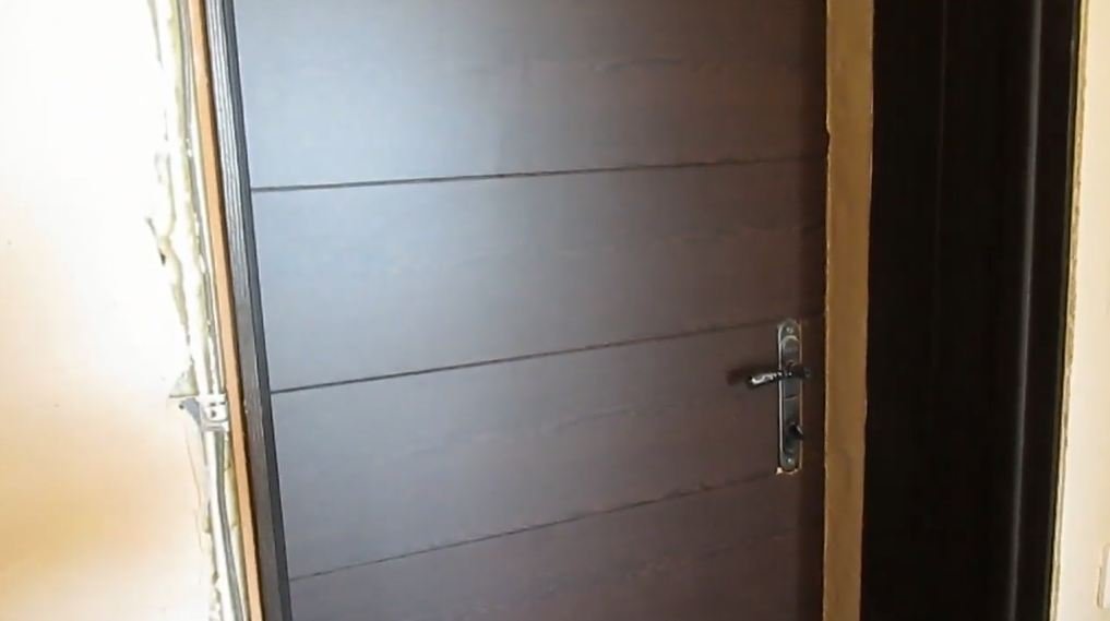 Обшивка изнутри входных дверей МДФ панелями смотреть онлайн