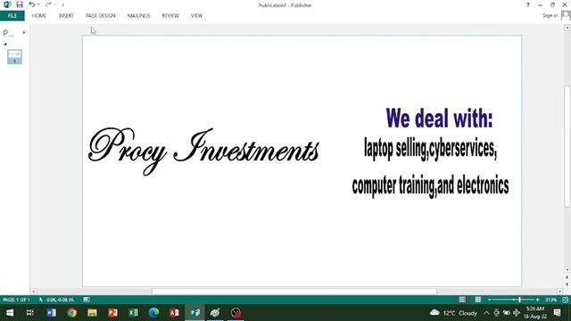 HOW TO DESIGN BUSINESS CARD USING OFFICE 2013 смотреть онлайн