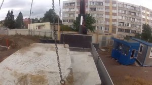 Загрузка плит манипулятором Скания