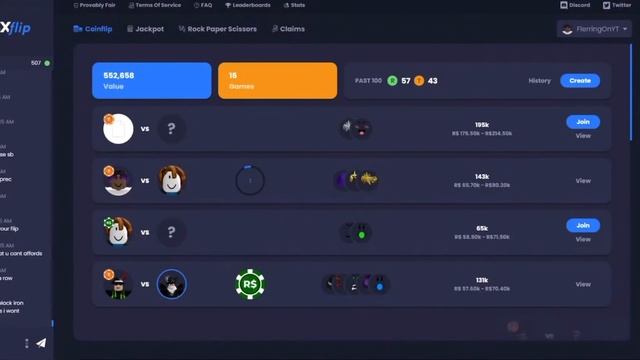 Gambling On The NEW RBX Flip Website! (Roblox COIN FLIP) смотреть онлайн