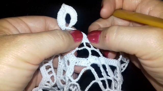 Салфетка "Георгин". Часть 3 Мастер-класс смотреть онлайн