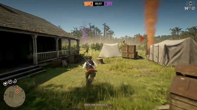 Red Dead Online - 100% Walkthrough Part 29 [PS4 Pro] – Spoils of War (Free Aim) смотреть онлайн