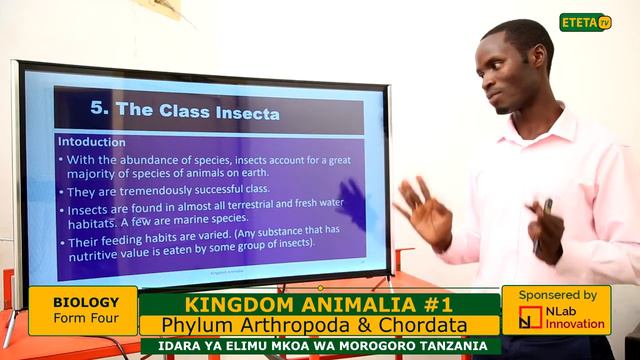 BIOLOGY_ F.IV _ KINGDOM ANIMALIA #1_ Phylum Arthropoda & Chordata _ Sir Wilson Anatory. смотреть онлайн