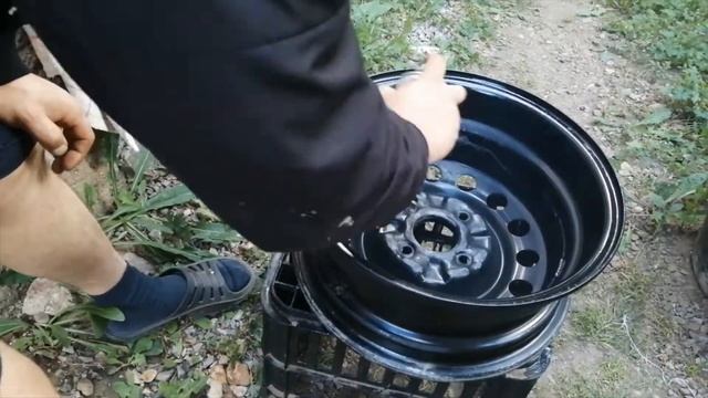 Покраска штампованных дисков. Дешево и сердито). смотреть онлайн