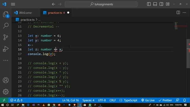 Typescript Basics-Operators смотреть онлайн