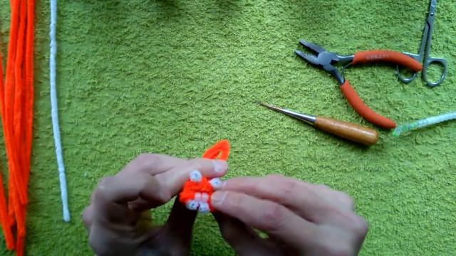 Мастер-класс по игрушкам из синельной проволоки. Кот или кошка. Часть вторая. смотреть онлайн