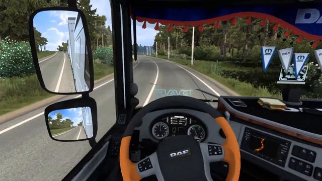 [#ЕТS2] ИЗ ЛУГИ ДО СПБ РЕЙС ЕДУ НА #DAFХFEURO6 #BDFTANDEM 🚦🚛 смотреть онлайн
