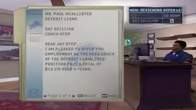 NFL Head Coach Let's Play Ep.1 смотреть онлайн