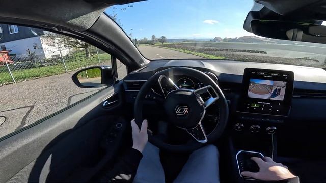 New Renault Clio E-Tech 2024 Test Drive POV смотреть онлайн