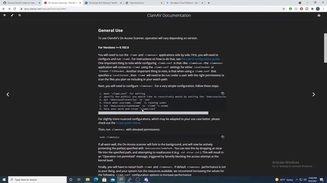 ClamAV Auto Scanning - Configure ClamAV to Scan Files as They Hit Your Endpoint смотреть онлайн