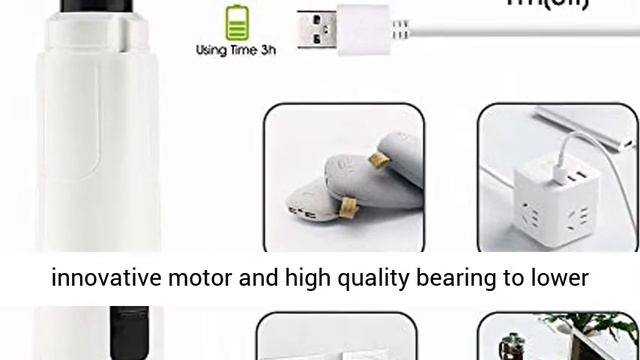 Uervoton Dog Nail Grinder, Upgraded Protective LED Light Pet смотреть онлайн
