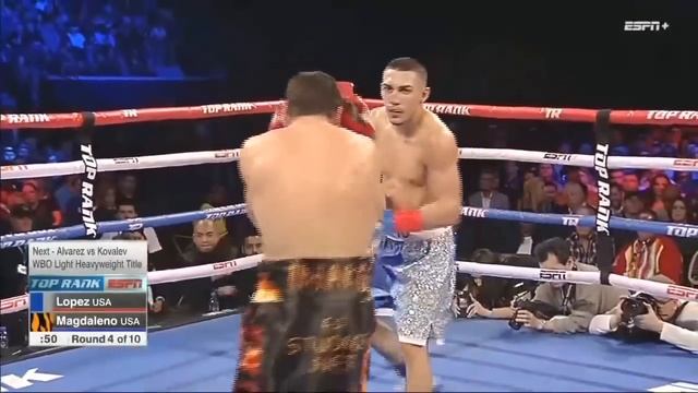 Teofimo Lopez vs Diego Magdaleno Full Fight HD смотреть онлайн