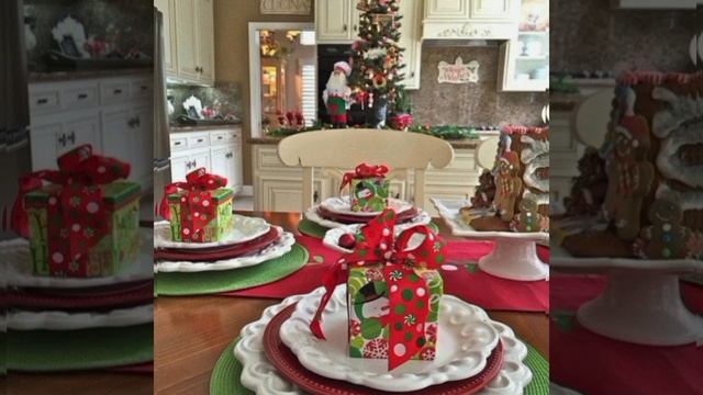 Оформление и декорирование стола||скатерть и декор стульев на Новый год!Идеи как сделать уют в доме смотреть онлайн