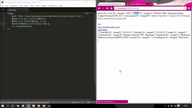 Parsing JSON Data Using PHP смотреть онлайн