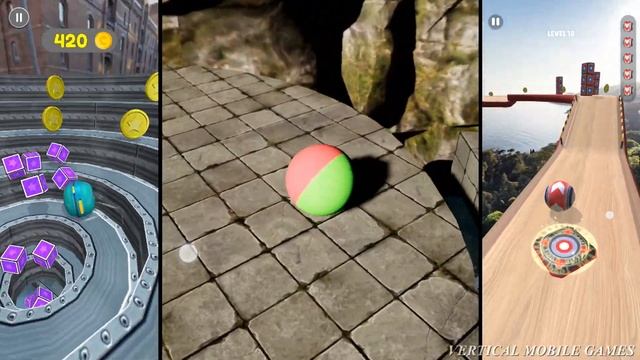Going Balls Vs Rolling Balls 3D Sky Race Vs Peace Do Ball 3D - Fun Run Ball Games