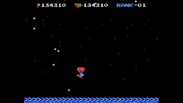 HD 1080p Balloon Fight Balloon Trip 300,000 pts - Family Computer NES Longplay смотреть онлайн