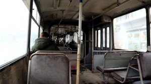 Последний линейный троллейбус-гармошка ЗиУ-683Б в России - рязанский 3002