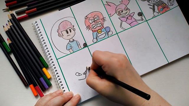 How to Draw Friday night Funkin Mods | Как рисовать в стиле fnf | Как рисовать в стиле фнф смотреть онлайн