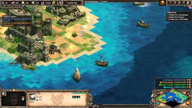 Age of empires 2 DE / Suryavarman 4. Challenging Thalassocracy new / Hard смотреть онлайн