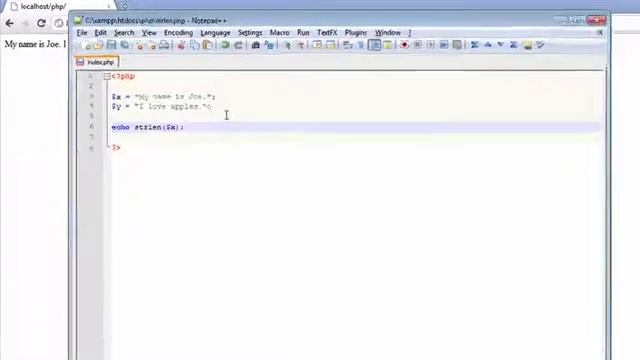 PHP Tutorials : String Varibles смотреть онлайн