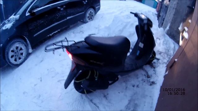 Заводим скутер в мороз. смотреть онлайн