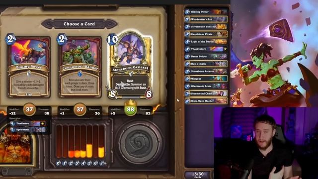 FOUR Legendary Warrior Viewer Draft Review - Hearthstone Arena Festival of Legends смотреть онлайн