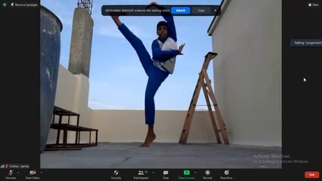 Wushu Taolu Basics For Beginners, Stretching Exercises Day 18.