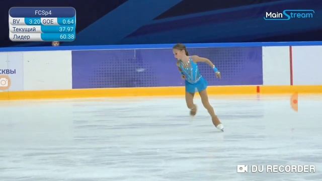 Вероника Жилина ベロニカ・ジリナ FS Первенство Москвы среди юниоров смотреть онлайн