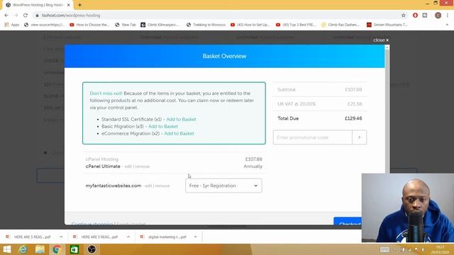 HOW TO GET A FREE DOMAIN NAME, SETUP HOSTING AND WORDPRESS WITH TSOHOST смотреть онлайн