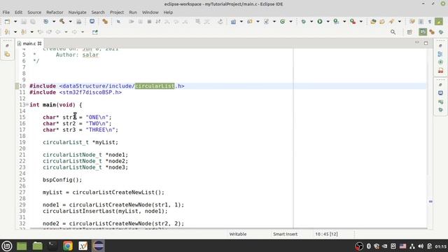 041 - Data structures (4) - Circular list and queue смотреть онлайн