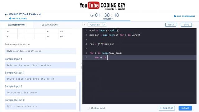 Mix Word | Foundation Exam 4 | Write a program to mix the words | ccbp python Assignment Expert смотреть онлайн