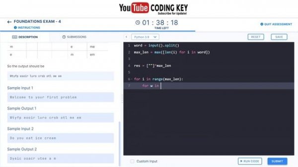 Mix Word | Foundation Exam 4 | Write a program to mix the words | ccbp python Assignment Expert