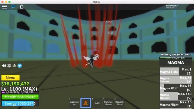 Magma VS Dark (Roblox Blox Fruits)