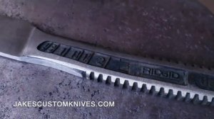Как из трубного ключа изготовить нож. Ключ трубный 31020 RIDGID 14  и мастер Jake Fowler