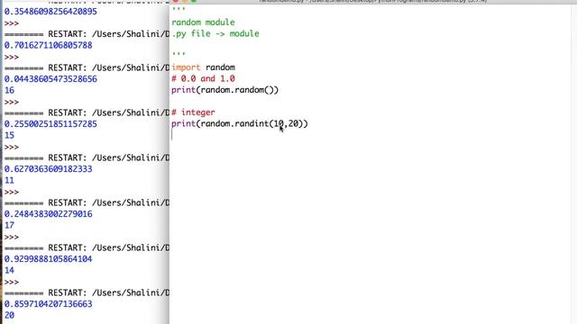 Python 19 - Random Number Generator смотреть онлайн