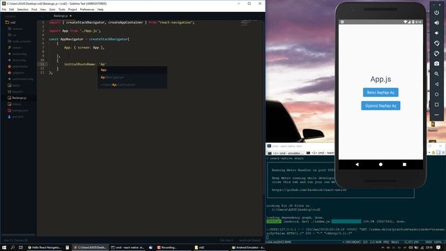 React Native Navigation - Sayfa Yönlendirmesi ve Navigasyon смотреть онлайн