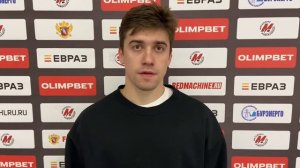 «Металлург» - «Нефтяник» - 3:1. Нападающий Александр Борисенков - о победе