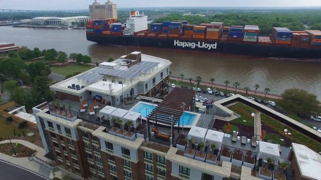 SAVANNAH HOMEWOOD SUITES Drone View смотреть онлайн
