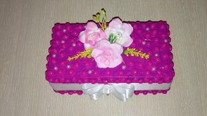 Шкатулка из коробки от телефона