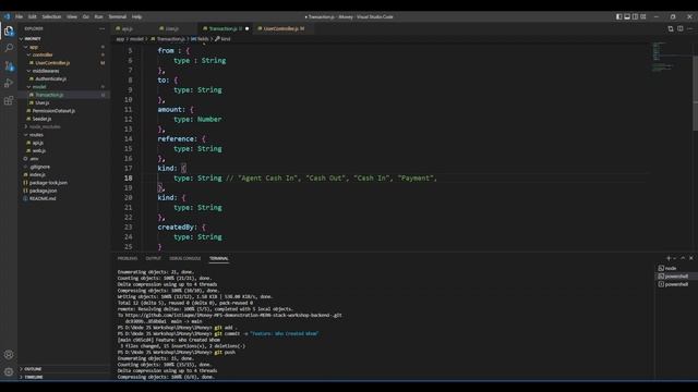 15. NodeJS, ExpressJS & MongoDB Backend Project - MFS Like Bkash: Transaction Schema & Permission смотреть онлайн