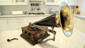 1901 Columbia AJ Disc Graphophone ( Gramophone )Top Wind