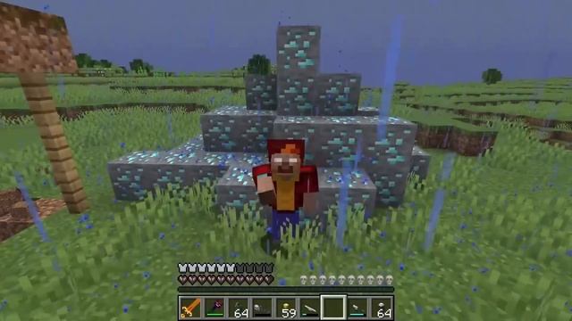 ZOMBIE ENDERMAN CREEPER SKELETON MUTANT vs HEROBRINE in Minecraft смотреть онлайн
