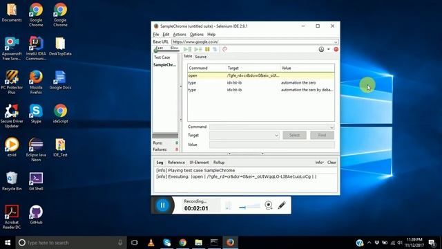how to run selenium ide | Run Selenium IDE scripts In multiple Browser смотреть онлайн