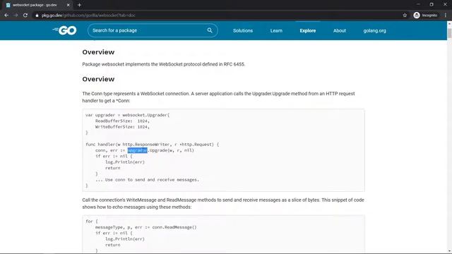 Golang chat application 3 - websocket package смотреть онлайн