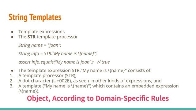 What are Java 21 String Templates? смотреть онлайн
