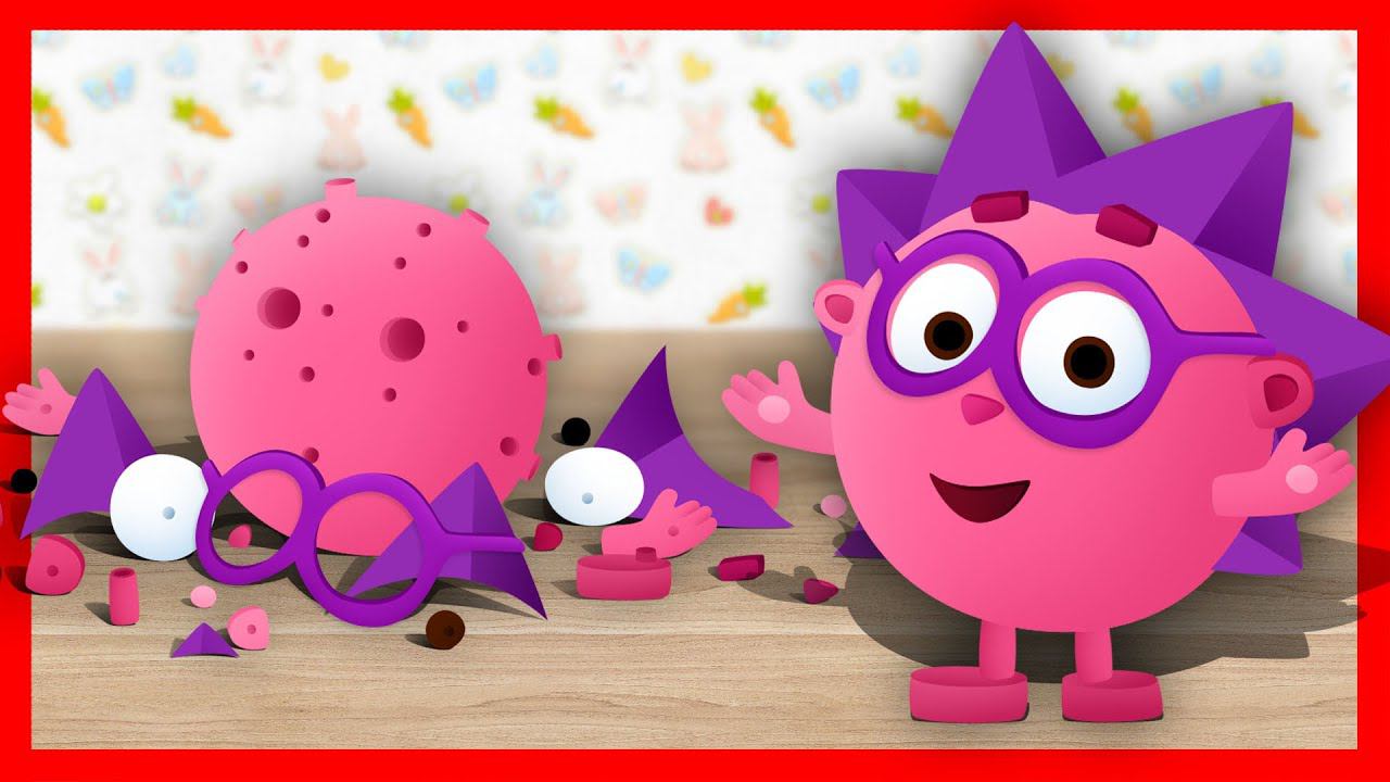 СМЕШАРИКИ из Конструктора. Собираем из деталей ЁЖИКА - Учим Цвета смотреть онлайн