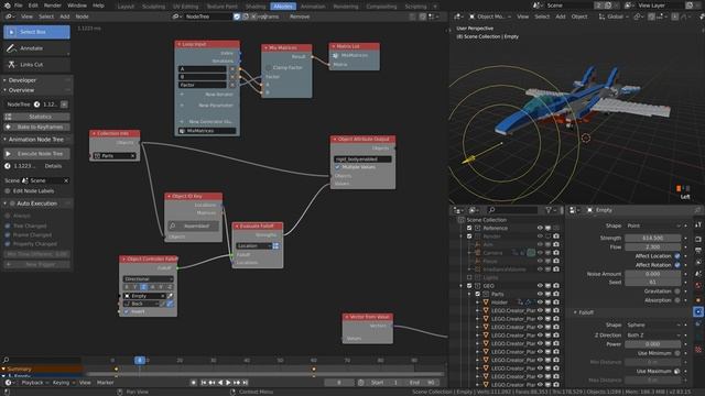 [025] Blender - Assembly animation tutorial [Animation Nodes, EEVEE] смотреть онлайн