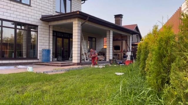 Безрамное остекление веранды д. Тарасово. смотреть онлайн